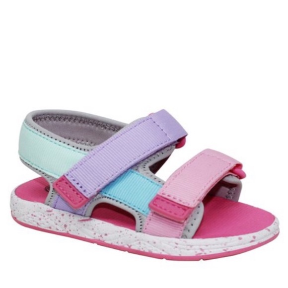 wonder nation Other - NWT Wonder Nation Baby Girl Colorblock Summer Sport Sandals Size 2